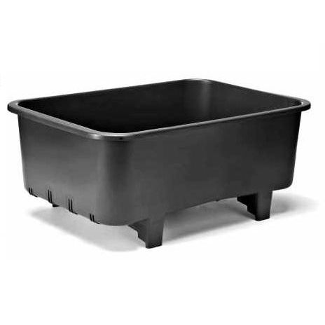 Vaso in plastica - 6BA - Bato Plastics B.V. - rettangolare / nero / per coltura idroponica
