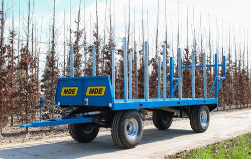 Rimorchio a pianale - BTW4x0M - MDE Machinebouw bv - portato / a 2 assi / agricolo