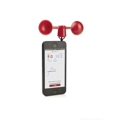 Anemometro a elica - Stelzner/ Pronova Analysentechnik GmbH&Co.KG - connesso