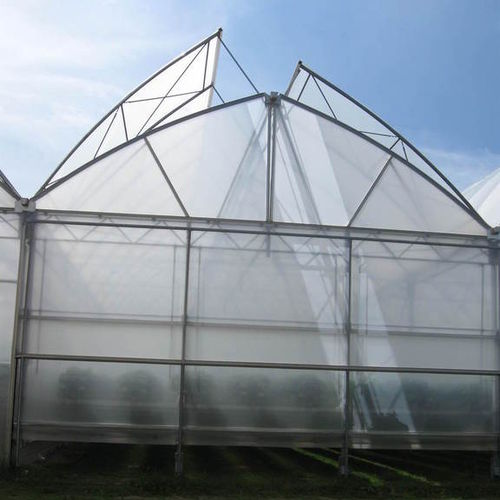 Serra monotunnel - VERMAKO GREEN HOUSES - in plastica / con struttura in alluminio