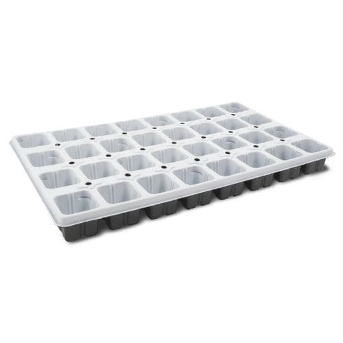 Seminiera alveolare in plastica - ES50032 - Ellepot - riutilizzabile / quadrata