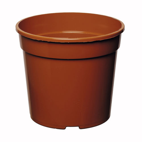 Vaso in plastica - PP Odena - Soparco - rotondo / marrone