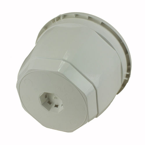 Vaso in plastica - Odena - Soparco - rotondo / marrone / bianco