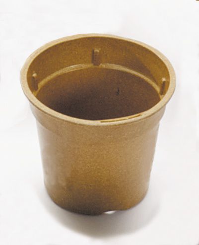 Vaso in carta di riso - Summit Plastic Company - rotondo / marrone / biodegradabile