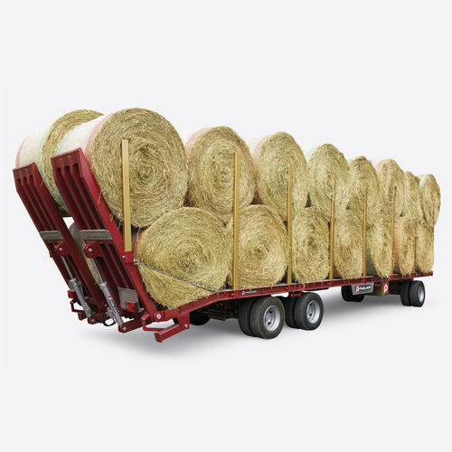 Rimorchio a pianale - PB Series - AL.PA.CAR Srl - a 2 assi / a 3 assi / per balle