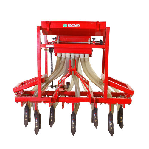 Seminatrice di precisione a tramoggia - CAPTAIN TRACTORS PVT. Ltd - dentata / montata su trattore / con attacco a tre punti