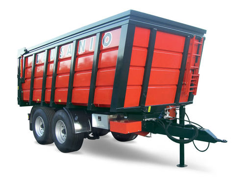 Rimorchio ribaltabile - DMP 140-50 - D'EUSANIO Snc - a 2 assi / agricolo / 14 tonnellate