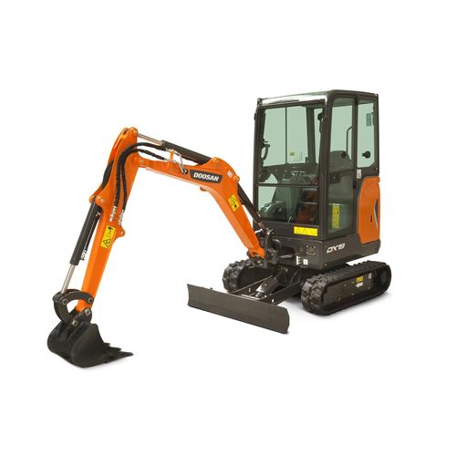 Scavatrice cingolata - DX19 - DOOSAN INFRACORE CO. LTD - idraulica / a lama / mini