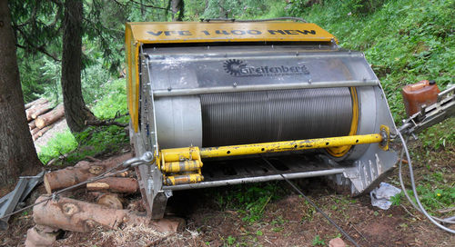 Verricello forestale montato su trattore - Vfe 1400 New	 - GREIFENBERG TELEFERICHE Sas