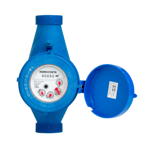 Contatore d'acqua con quadrante - Hidrojet plastic series - HIDROCONTA S.A. - analogico