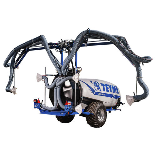 Atomizzatore trainato - ZEFIR series - TEYME TECNOLOGIA AGRICOLA - per viticoltura / idraulico / a bracci richiudibili