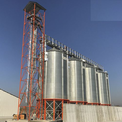 Silo per cereali - Commercial Hopper Silos - AGACLI silo - per alimentazione animale / in acciaio / rotondo