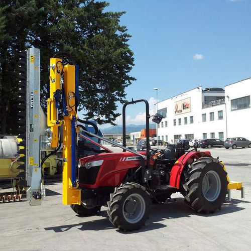 Cimatrice per frutteto - BGP 4000J - OFFICINA MECCANICA B E G SRL - per noci pecan / montata su trattore / idraulica