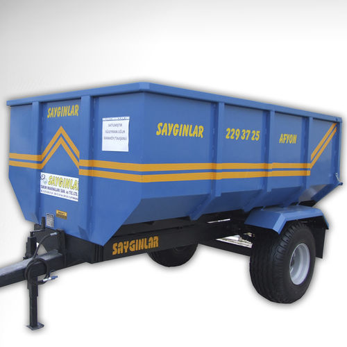 Rimorchio basculante - SY6T1D-JUMBO - Sayginlar Agriculture Machinery Ltd. - a un asse / agricolo / 6 tonnelate
