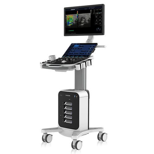 Ecografo veterinario portatile con carrello - SonoMax 9 - Chison Medical Imaging - per bovini / lineare / per imaging cardiaco