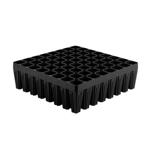 Seminiera alveolare in plastica - Plantek 64FD - BCC AB - riutilizzabile / quadrata / profonda
