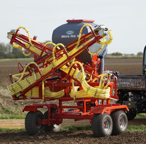 Seminatrice in linea pneumatica - Micro-Pro 16 Trailed - Opico Limited - 16 filari / montaggio su coltivatore / trainata