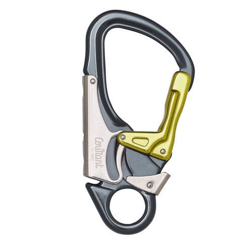 Moschettone Bloccaggio Automatico Apribile Apertura 60mm Resistenza 23kN Per Ponteggio In Alluminio Ce Huka 1 Kratos Safety