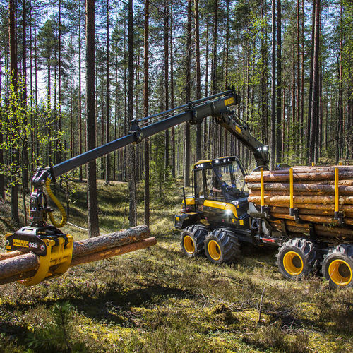 Gru forestale per caricatore forestale - K70+ - Ponsse AB - con braccio articolato