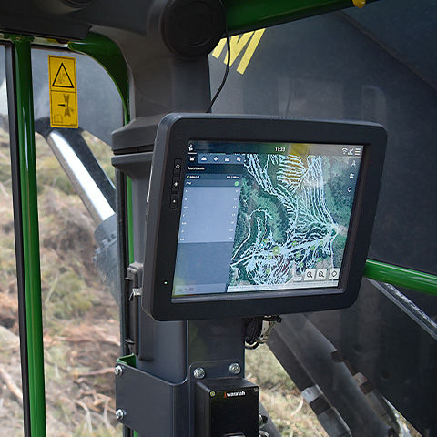 Sistema di controllo per macchina forestale - TimberRite H‑16 - Waratah