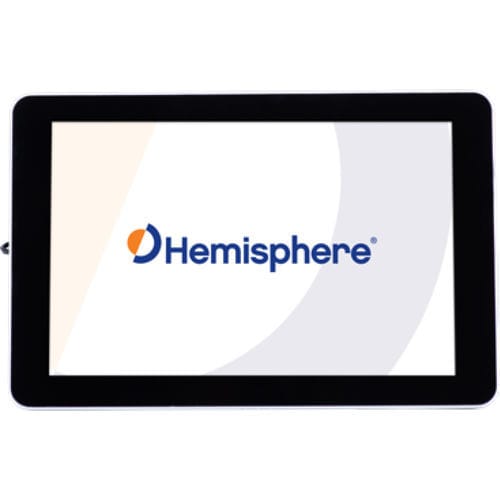 Schermo di visualizzazione con touch screen - IronTwo - Hemisphere GNSS - di bordo / digitale / per lavorazione del suolo