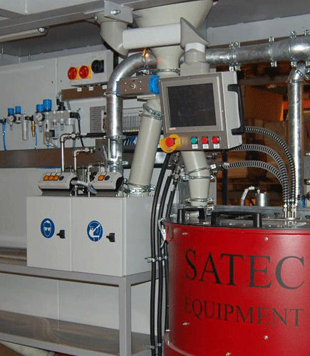 Macchina per trattamento di sementi automatica - Satec Equipment GmbH - per rivestimento / per laminazione