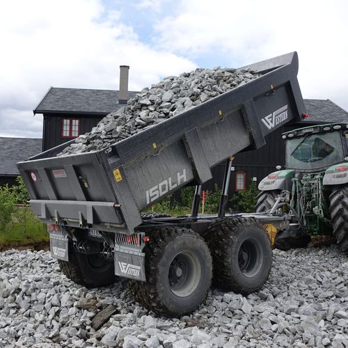 Rimorchio ribaltabile -  WF DLH Series  - Western Fabrications - a 2 assi / agricolo / con frenatura idraulica