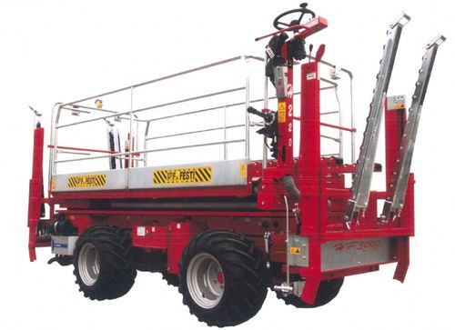 Carrello raccolta per frutteto - HF 3000 - Corbins Agricultural Technology - semovente / ad altezza regolabile