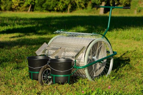 Raccoglitrice per frutta - 800M - Huemer Obsterntetechnik - con guida da terra