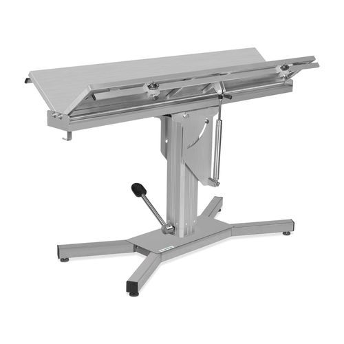 Tavolo operatorio veterinario ad azionamento idraulico - 602070 - Eickemeyer Veterinary Equipment Ltd - rettangolare / in acciaio inossidabile