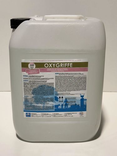 Disinfettante liquido - Oxygriffe - dta farm - per sistema di mungitura / a base di acido peracetico