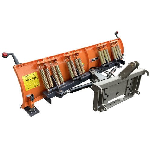 Lama sgombraneve dritta - LNV-250-C - DELEKS SRL - con regolazione idraulica / montata su trattore con attacco a tre punti anteriore / con ponte raschiatore