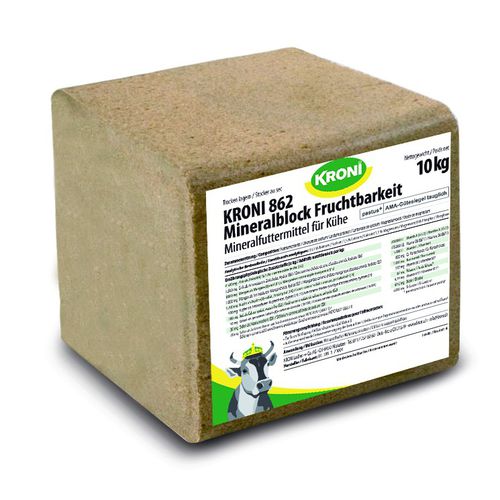 Blocco da leccare per mucche - K862-10 - Kroni - con oligoelementi / con magnesio / con vitamine