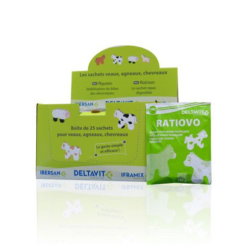 Sostituto di latte per ovini - DeltaRATIOVO - deltavit - per caprini / per vitelli / in polvere