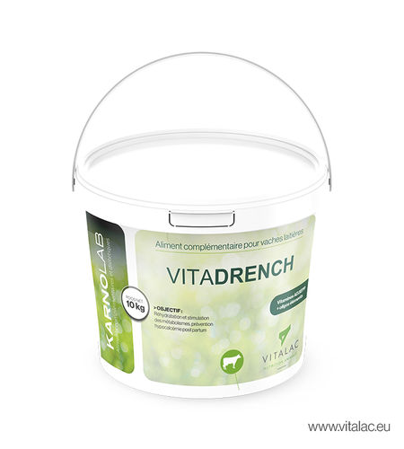 Integratore alimentare per animali - VITADRENCH - VITALAC - per bovini / vitamine / sali minerali