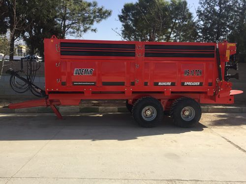 Spandiletame trainato - DEMIR PACKING AND AGRICULTURAL MACHINERY - a rulli orizzontali / a un asse / a 2 assi