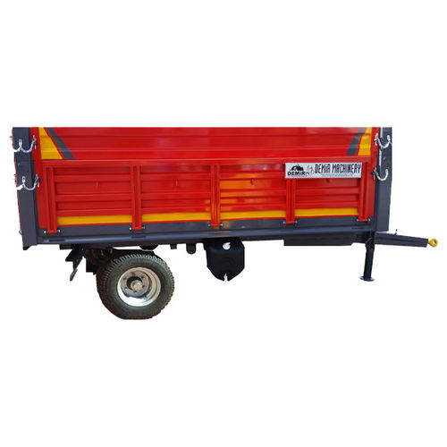 Rimorchio ribaltabile - DEMIR PACKING AND AGRICULTURAL MACHINERY - a un asse / per cereali / per insilato