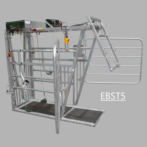 Gabbia di trattamento per mucche - EBST5 - socober - mobile / per cura degli unghioni