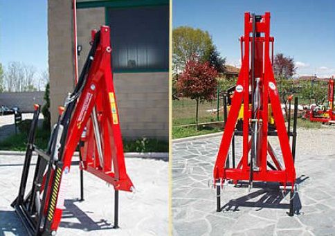 Caricaballe per balle rotonde - F100 - TECNOMECCANICA SRL