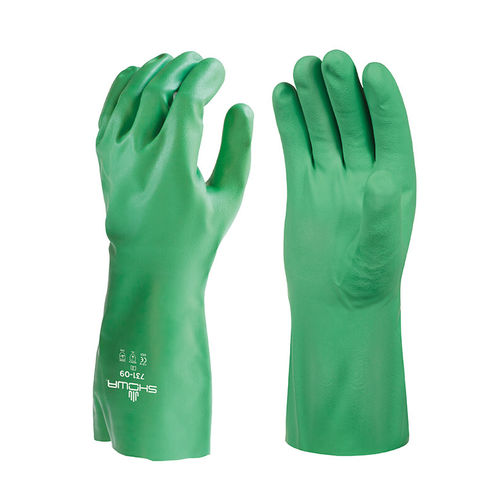 Guanto da lavoro - 731 - Showa - di protezione chimica / in nitrile / in cotone