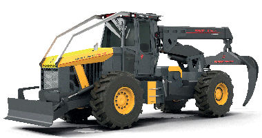 Esboscatrice forestale a pinza - DS 102 series - forest tract - con griffa