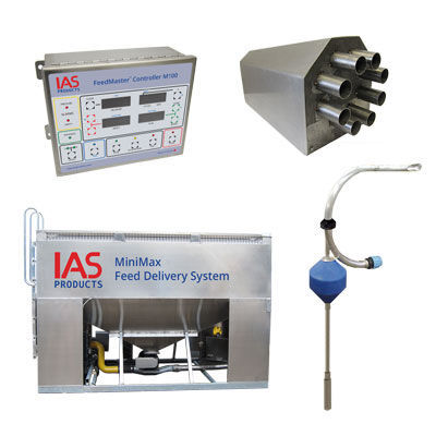 Sistema automatico di distribuzione di mangime per pesce - MiniMax™  - iasproducts - programmabile / connesso