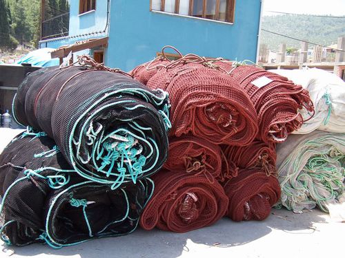 Rete per acquacoltura per separazione di bacino - akuakare - in nylon / antifouling