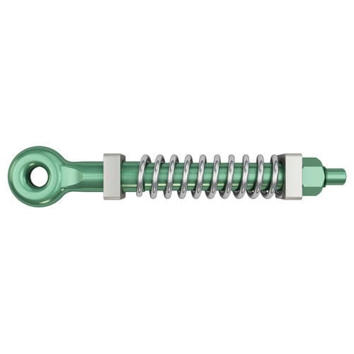 Occhione di timone a saldare - 124300 - CYR AXLE - per rimorchio / energizzato da molla
