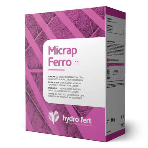 Concime organico - Micrap Ferro 11 - Hydro Fert - con oligoelementi / ad alto tenore in ferro / in polvere