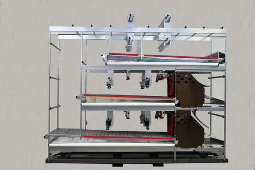 Voliera per galline ovaiole - LIBERA DECK - FACCO - multilivello / da interno / con convogliatore per uova