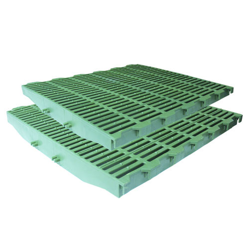 Grigliato in plastica - D50 - PORINOX SL - per allevamento suino / antiscivolo / igienico