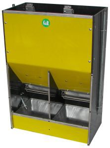 Trogolo per suini - APM 2 - Gralla Rewald - in polietilene / in acciaio inossidabile / multiaccesso