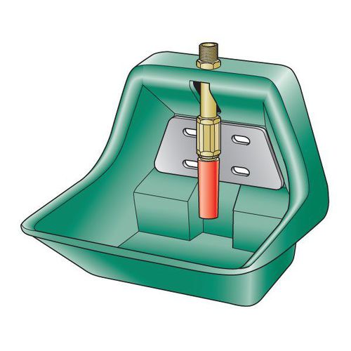 Abbeveratoio per cavalli - P121 - Fisher Alvin Limited - a scodella / in polipropilene