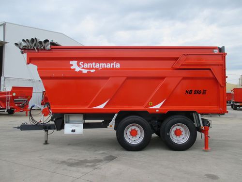 Rimorchio ribaltabile - S-MAX series - Santamaria Merino - basculante / a 2 assi / agricolo